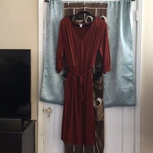 Long sleeve maxi dress
